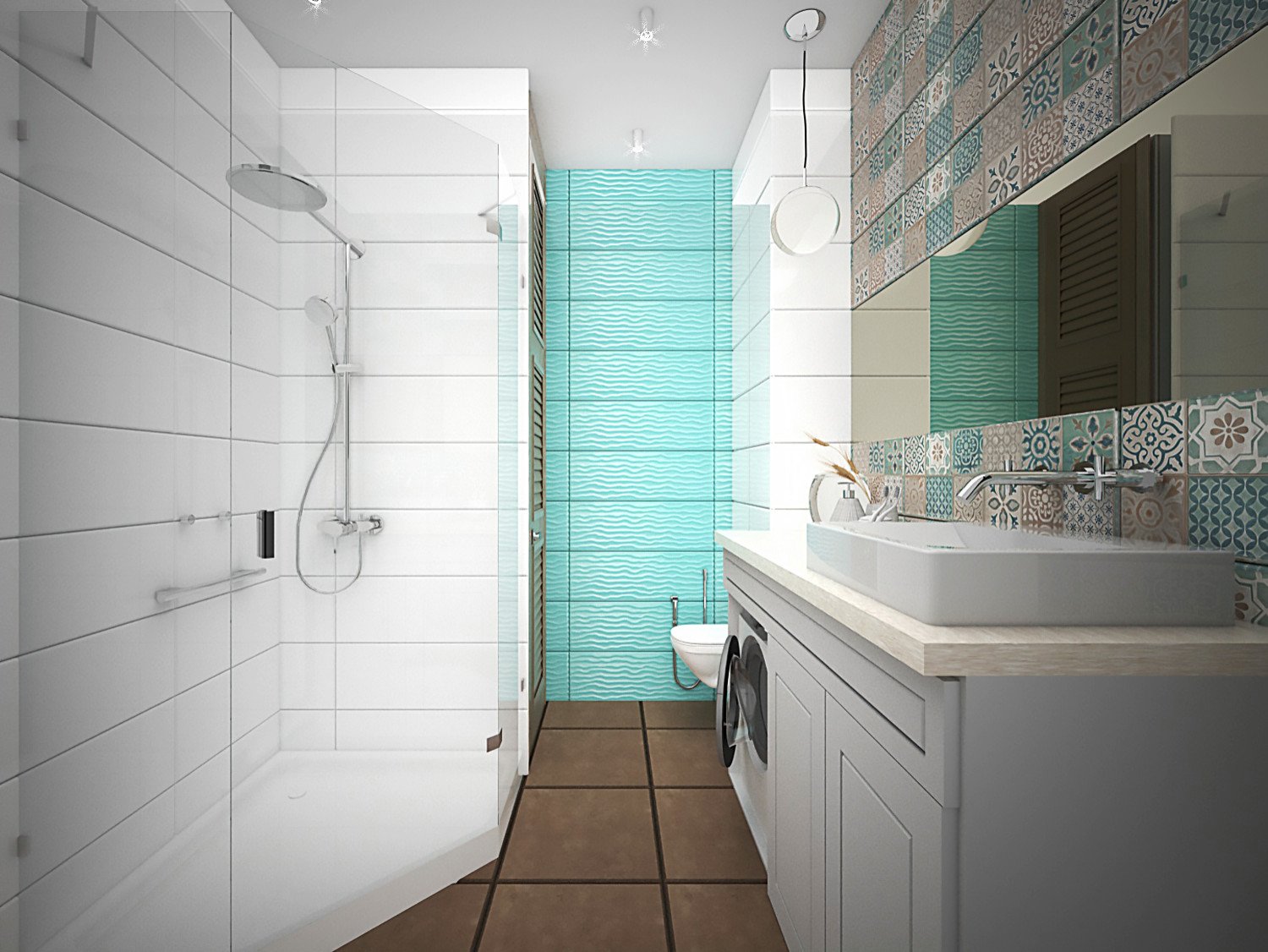 Однокомнатная квартира в Средиземноморском стиле