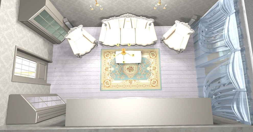 Варианты отделки гостиной