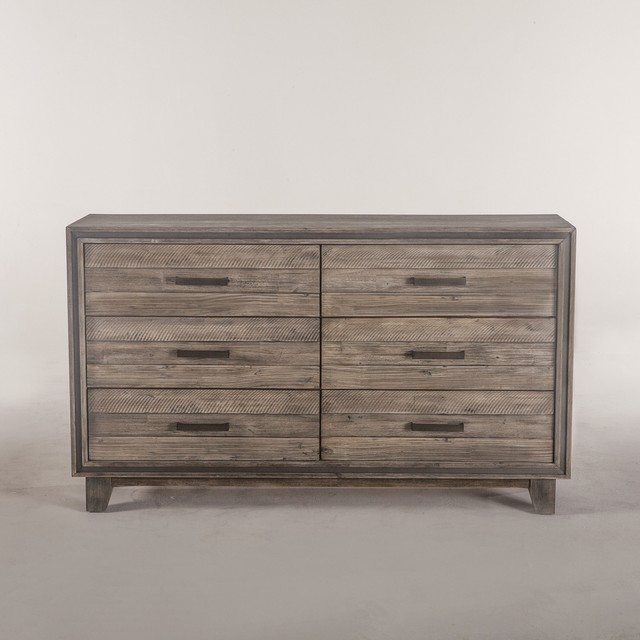 62 L Driftwood Dresser Solid Hand, Coastal Style Dressers
