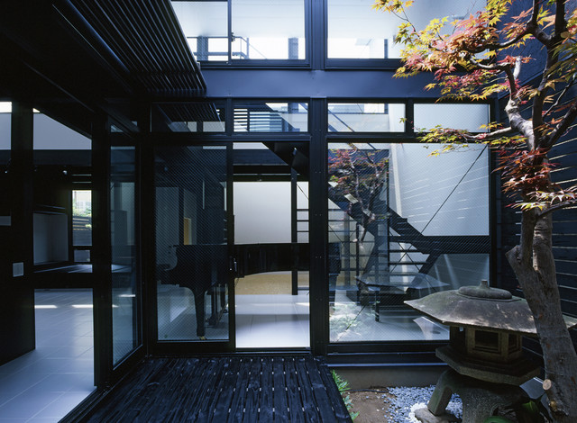 桂の家 japones-terraza-y-balcon