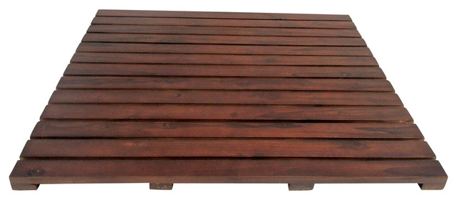 Teak Floor Mat Transitional Bath Mats By Master Garden Products