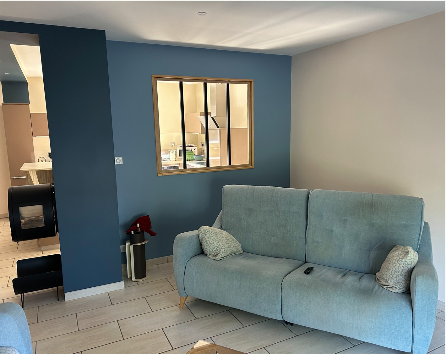 Habillage poele à bois, harmonisation de la décoration- RDV Conseils