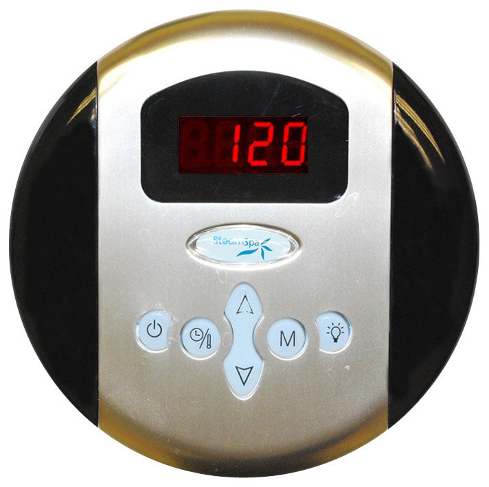 Steamspa Programmable Control Panel With Presets, Brushed Nickel