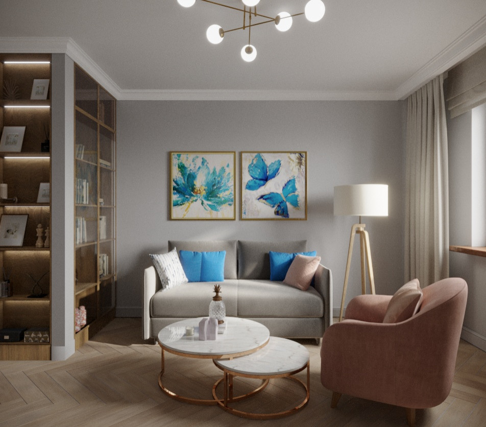 Двухкомнатная квартира, Филевский бульвар.