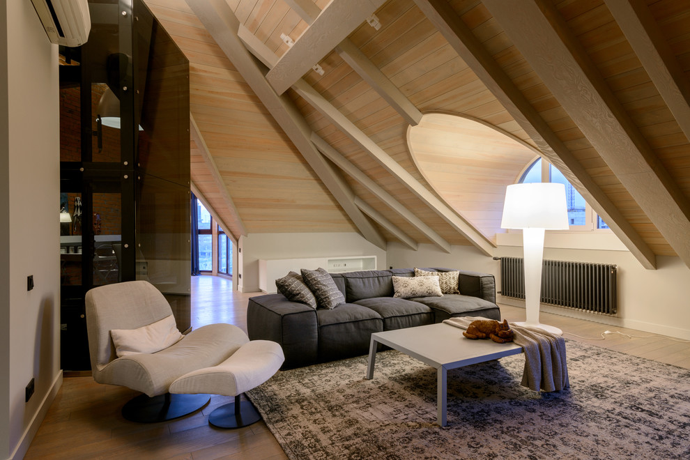 Оформление мансарды