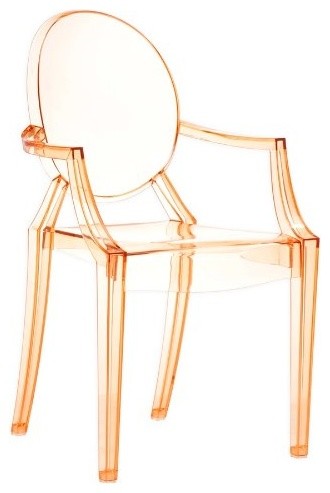 Anime Chair, Transparent Orange Acyrlic