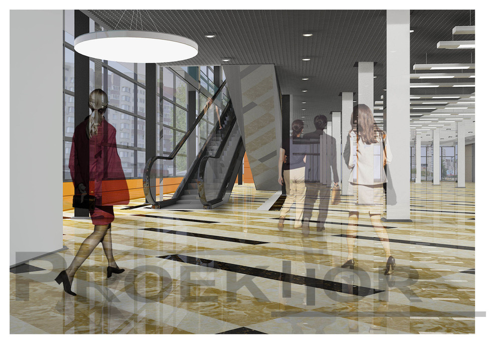 интерьер торгового центра