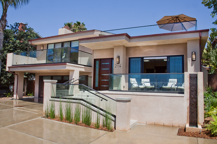 This is an example of a contemporary exterior in San Diego.