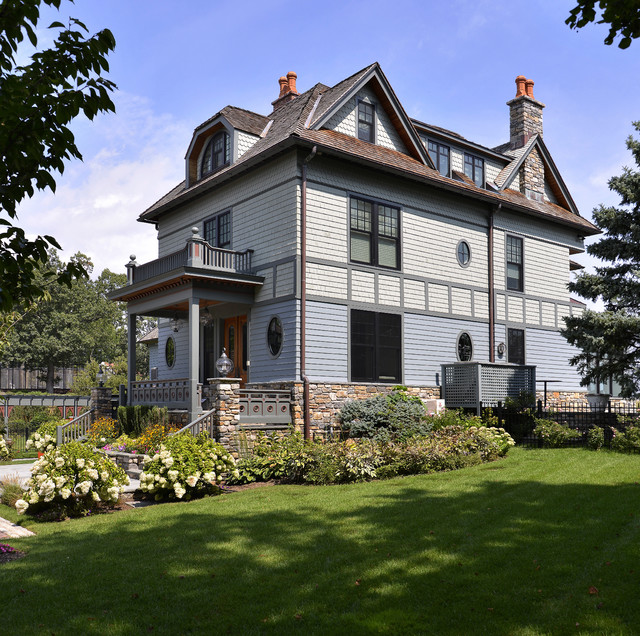 Waterfront Homes Victorian Exterior New York by Keller/Eaton