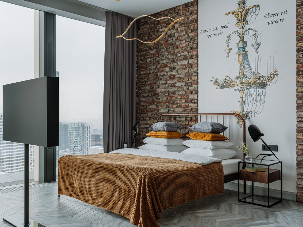 Kiss of foggy forest