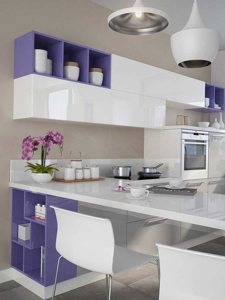 Современные Глянцевые кухни