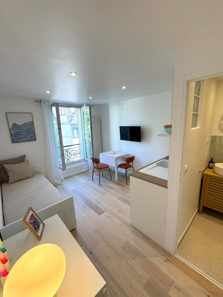 Projet Ternes, rénovation d'un studio de 17m2
