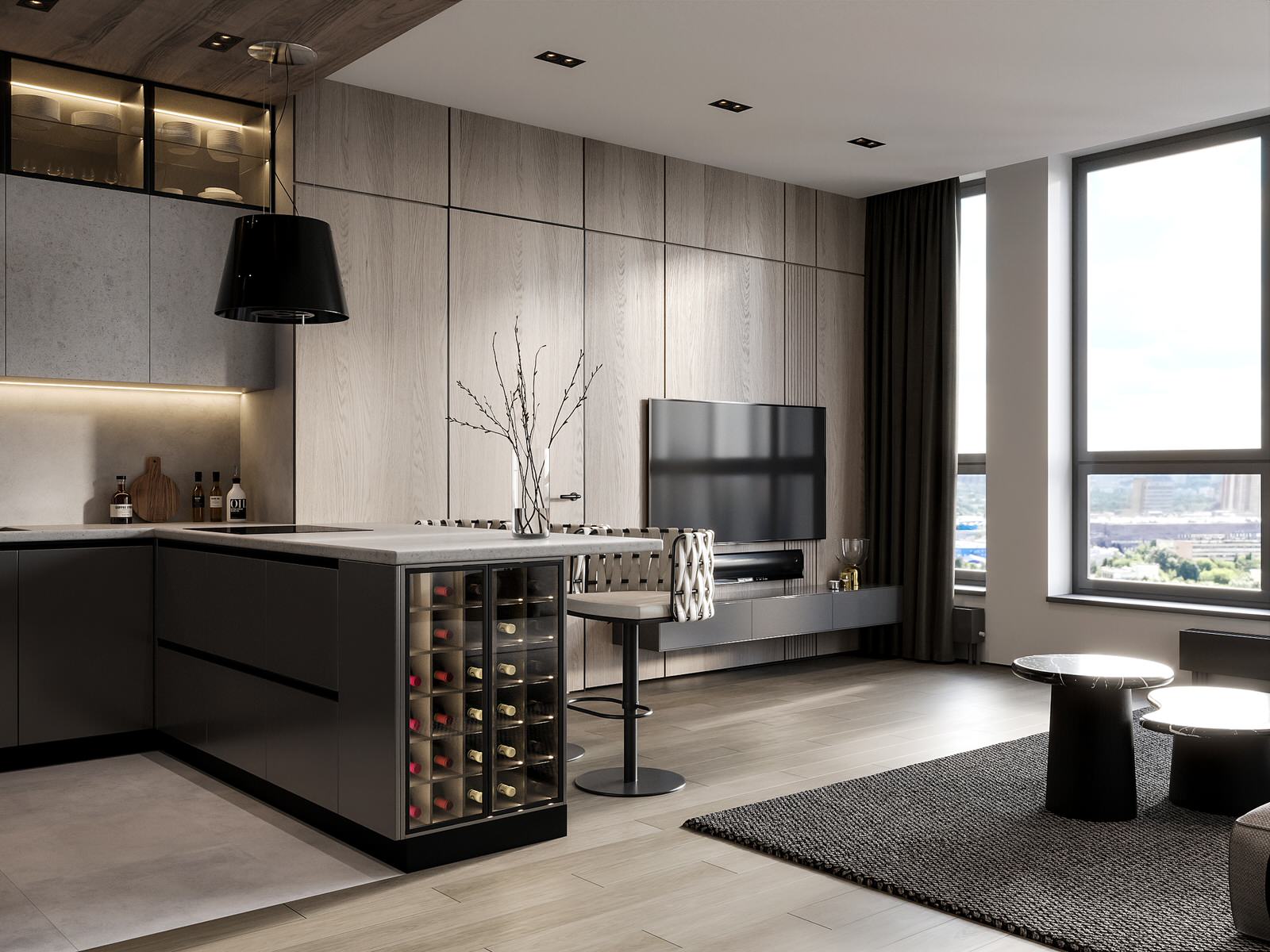 Дизайн-проект 3-комнатной квартиры 81 м2 в ЖК Onyx Deluxe