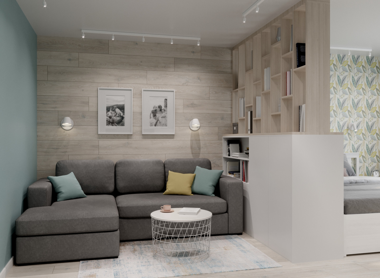 Квартира в Скандинавском стиле для молодой семьи