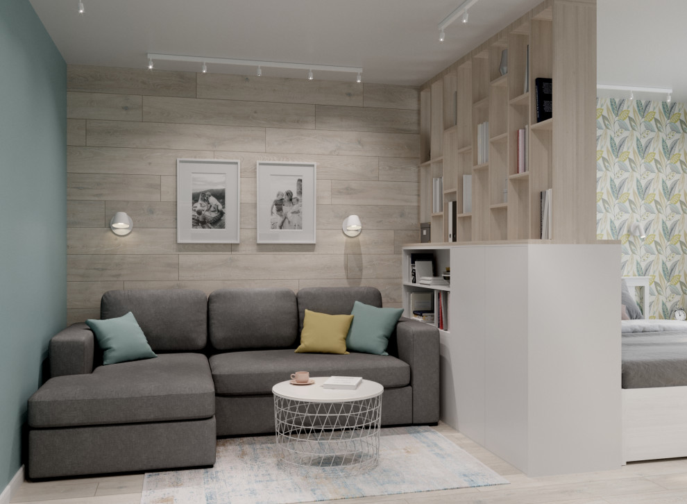 Квартира в Скандинавском стиле для молодой семьи