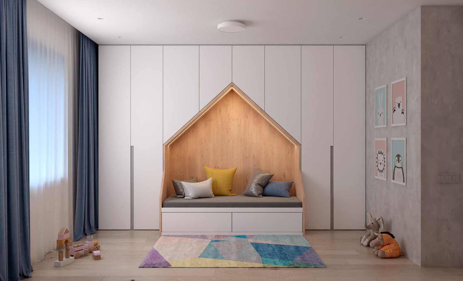 Дизайн проект квартиры в ЖК "Феникс" 140 кв.м.