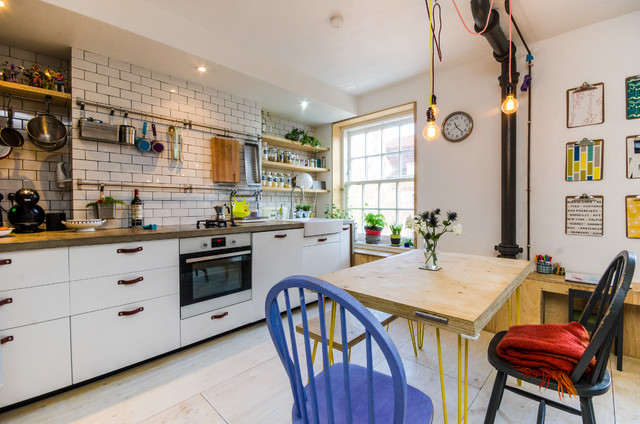 Hackney Flat eklektisk-koekken