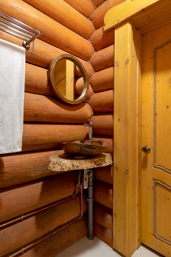 Дом из сруба. Русский исторический дизайн.