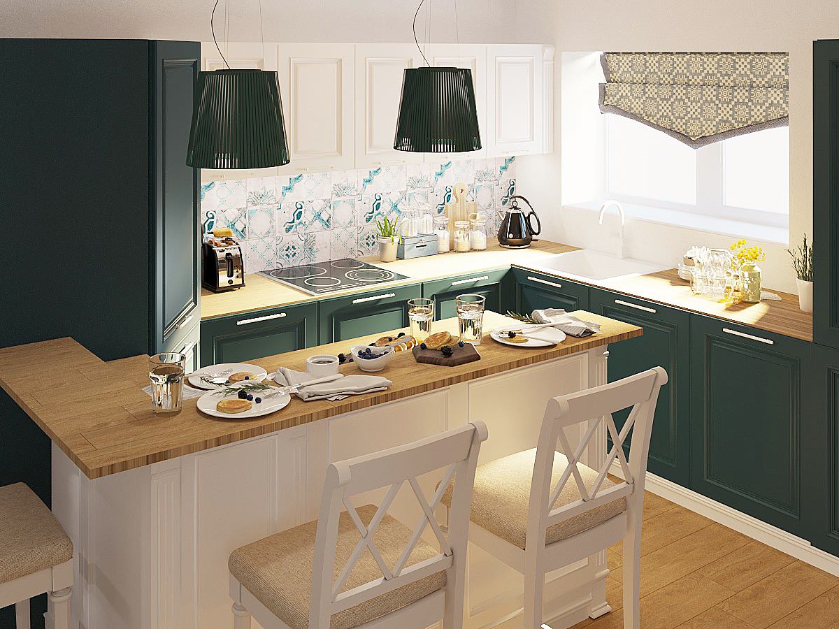 Кухня-гостиная | ЖК Времена года | Барнаул