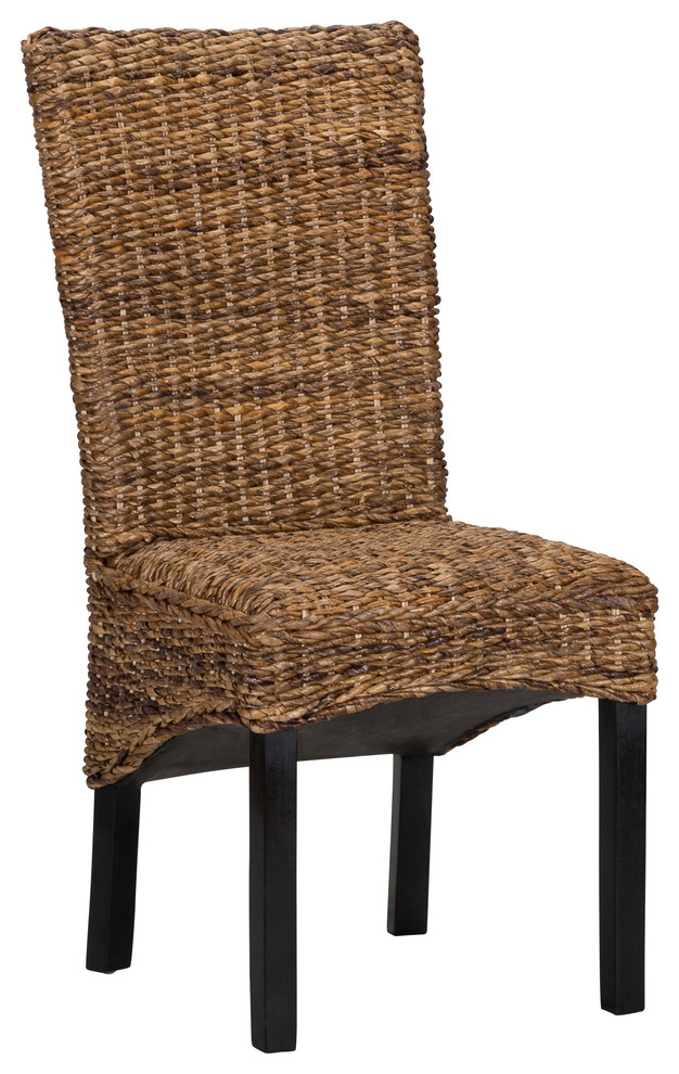Windsor Chair By Kosas Home Tropical, Safavieh Elmira Coastal Rattan Dining Room Chair