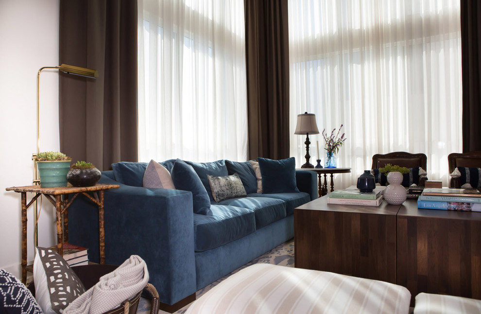 Trendy home design photo in San Diego