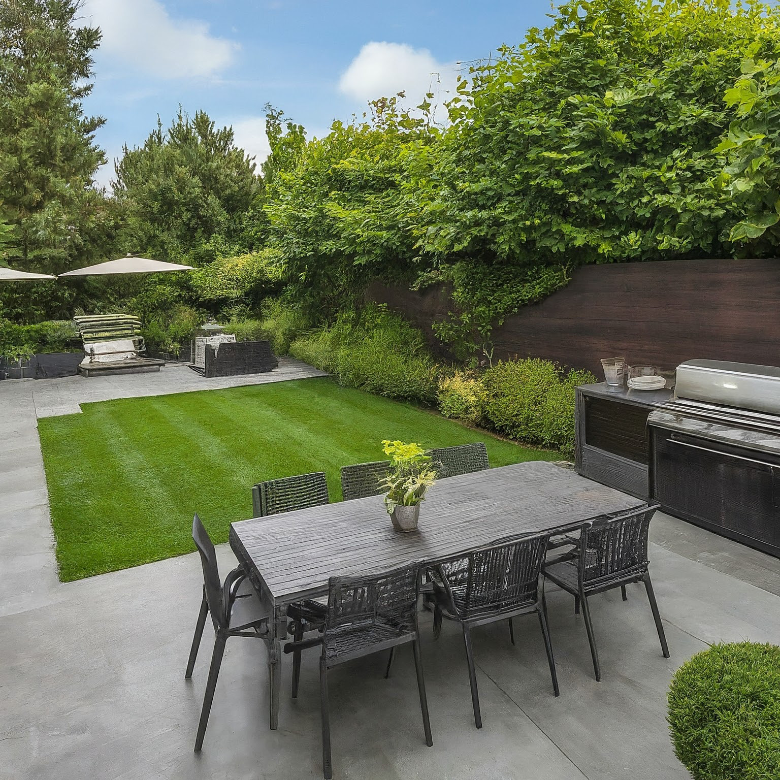 Частный сад, Московская область