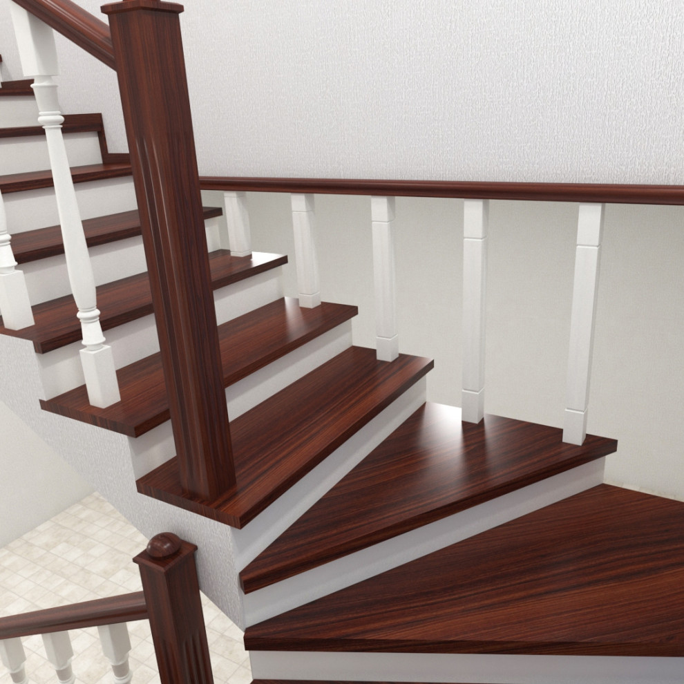 Забежная лестница на второй этаж