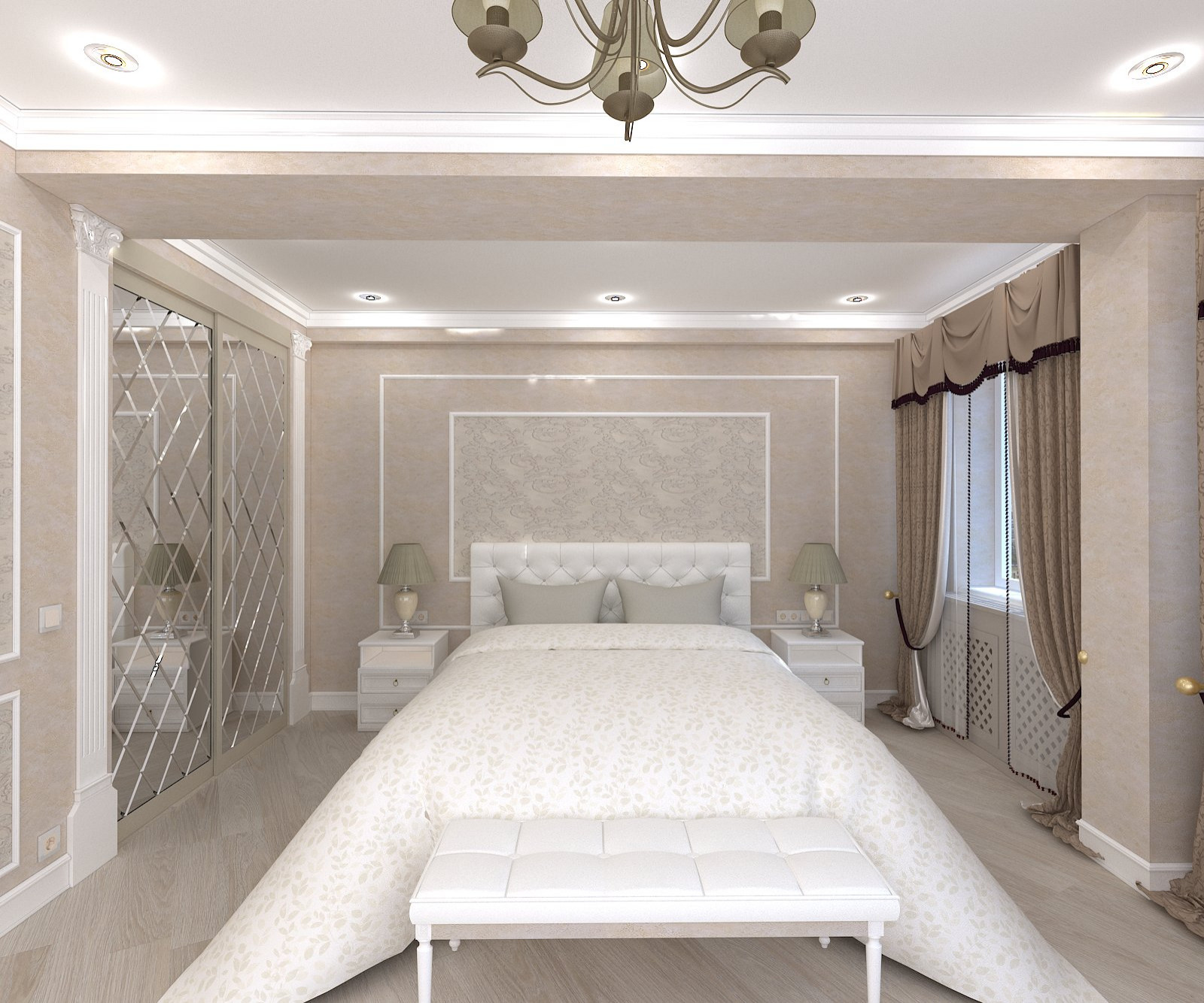 3-х-комнатная квартира в легком классическом стиле