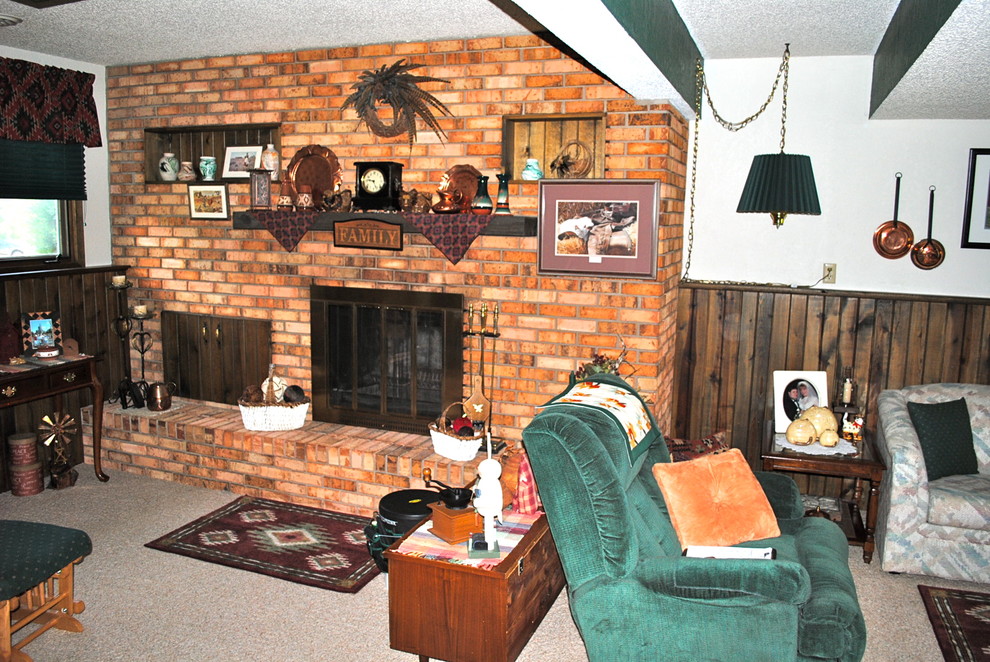 12 Gorgeous Ideas For Built-Ins Around a Fireplace - Brick-Anew