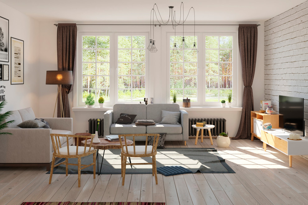 Интерьер дома в скандинавском стиле