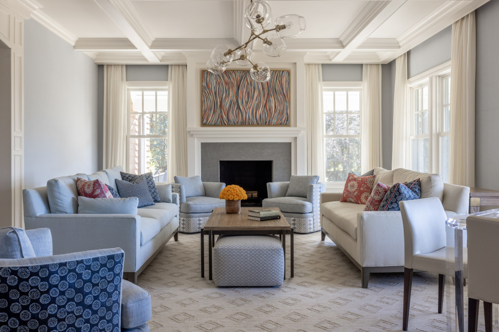 Transitional Living Room - Transitional - Living Room - New York