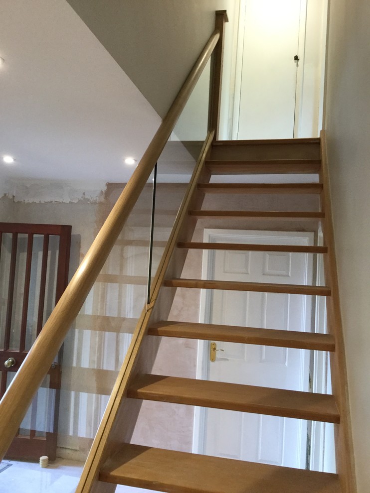 Refurbishment Glass Open Riser