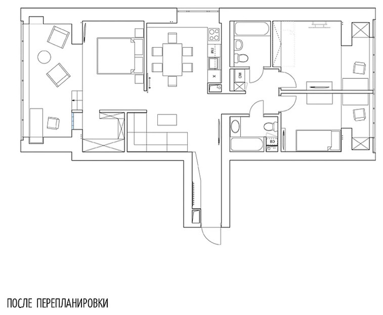 Лофт в Строгине