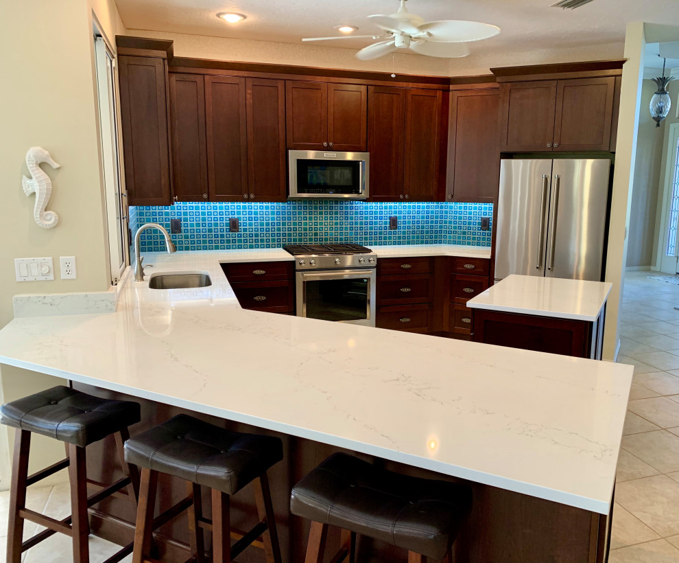 Kitchen renovation with a kick of Florida vibes.