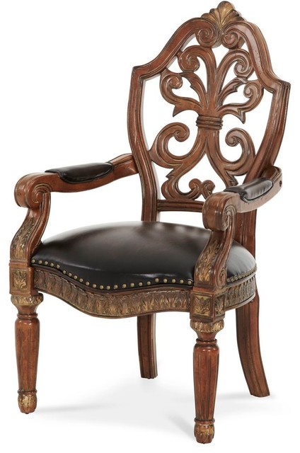 Michael Amini Villa Valencia Writing Desk Armchairs Set Of 2 Michael Amini Villa Valencia Writing Desk Armchairs Set Of 2