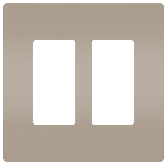 Legrand Radiant Screwless Wall Plate Plastic Sub Plate 1G, Brown