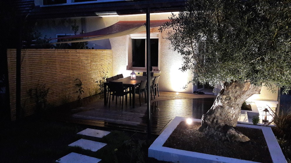 "Terrasses sous les voiles" de nuit