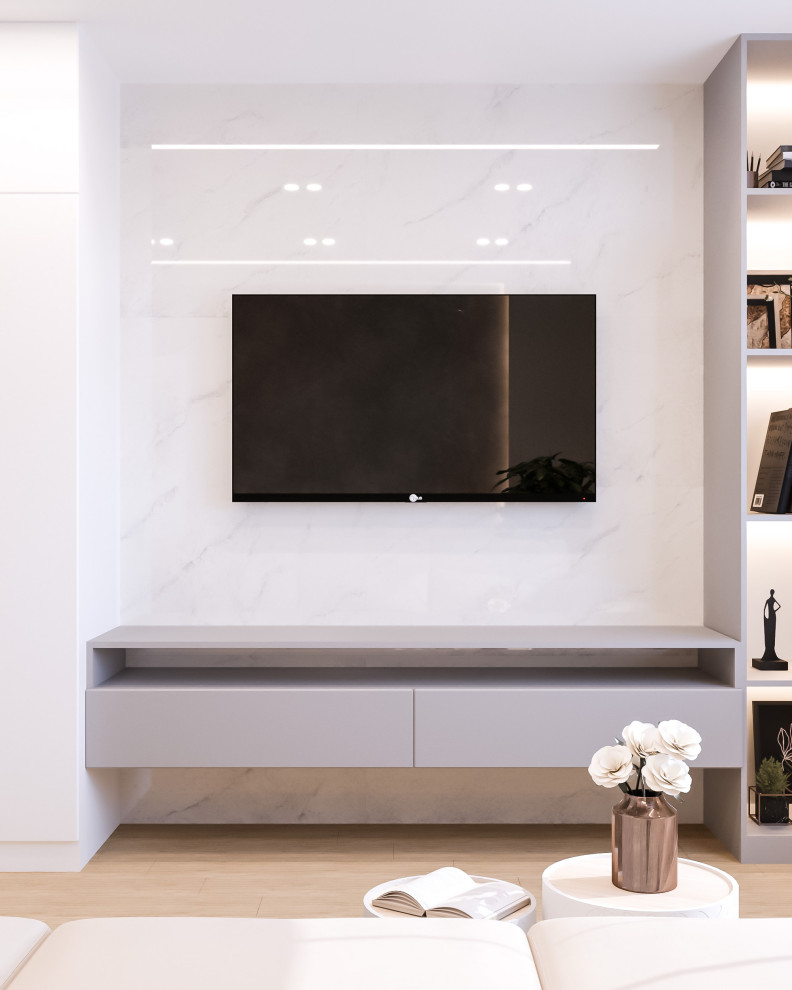 Частичный проект квартиры, 22 кв.м.