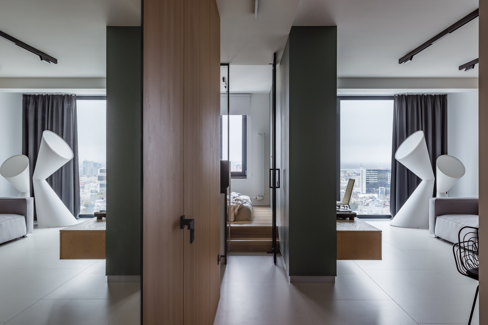 Квартира с видом на город