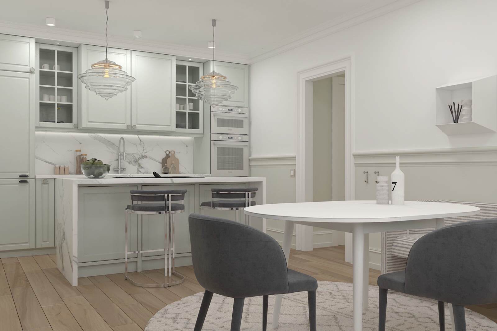 Квартира для родителей подписчицы в ЖК "Солнечный город"