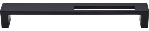 Top Knobs  -  Modern Metro Slot Pull 7" (c-c) - Flat Black