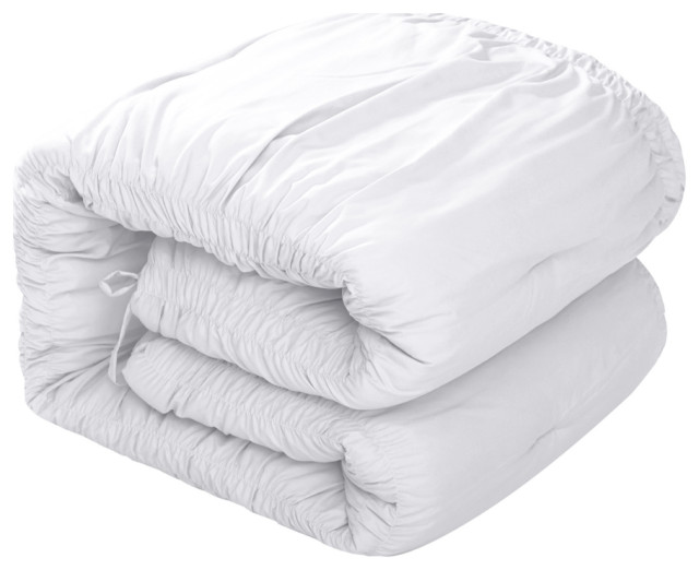 White King Polyester 180 Thread Count Washable Down Comforter Set