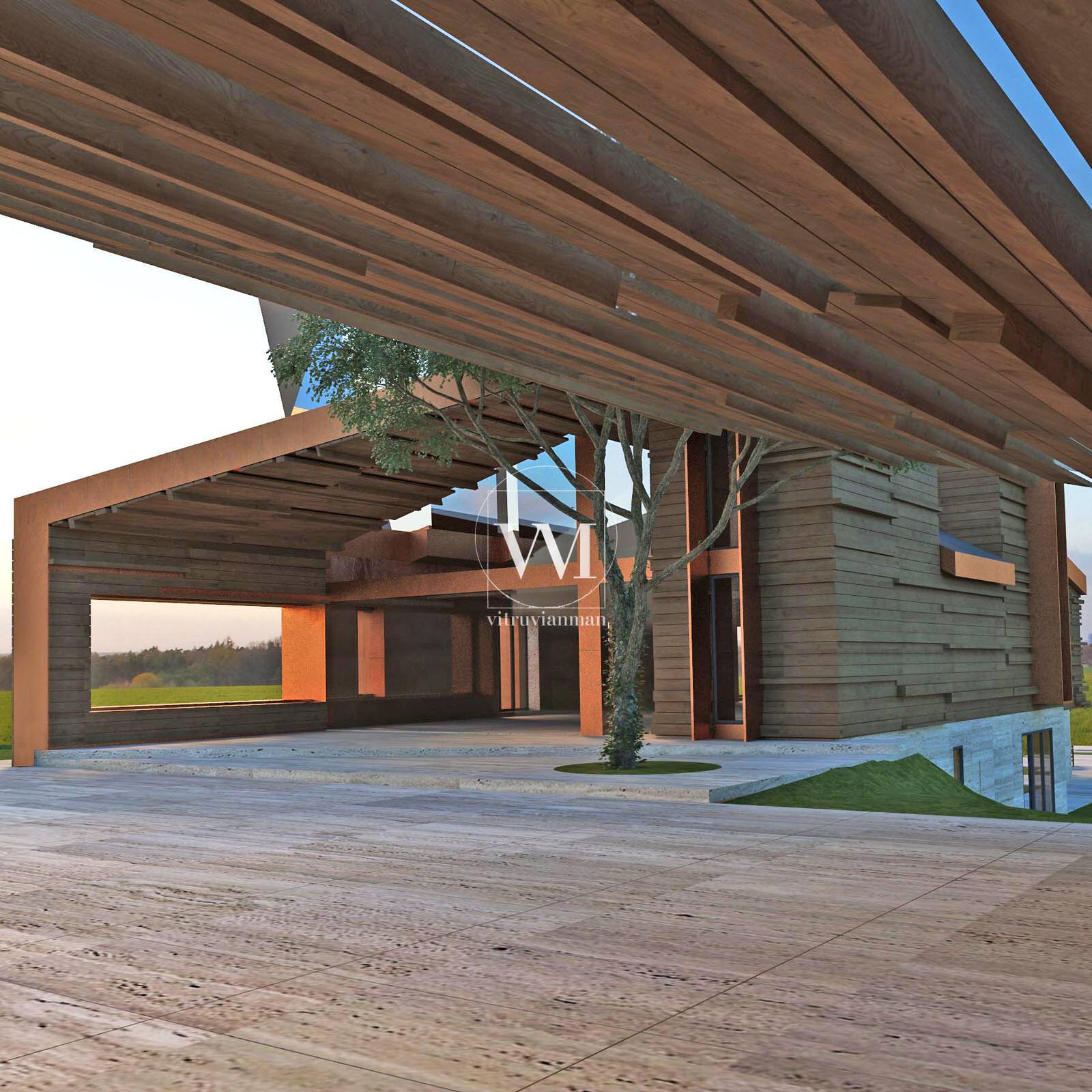 Дом в современном стиле - Архитектура дома - Проектирование дизайн строительство