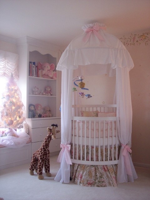 baby girl crib canopy
