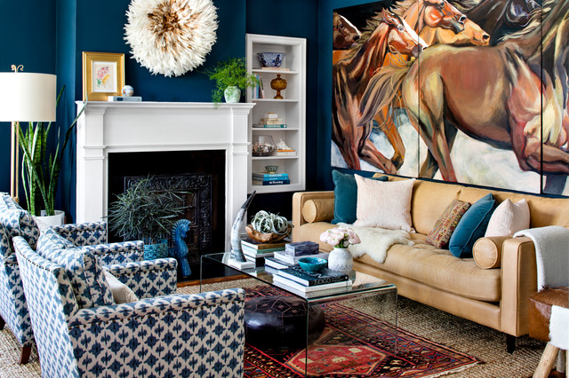 Houzz Tour: Bold Strokes for a Designer's Home in Baltimore