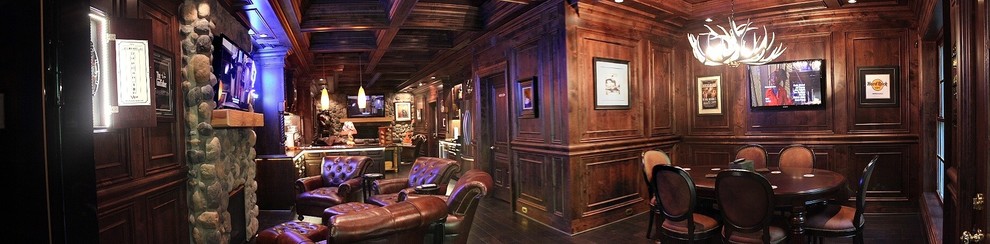 Basement - rustic basement idea