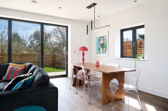 Modern Home, Wivenhoe trendy-dagligstue