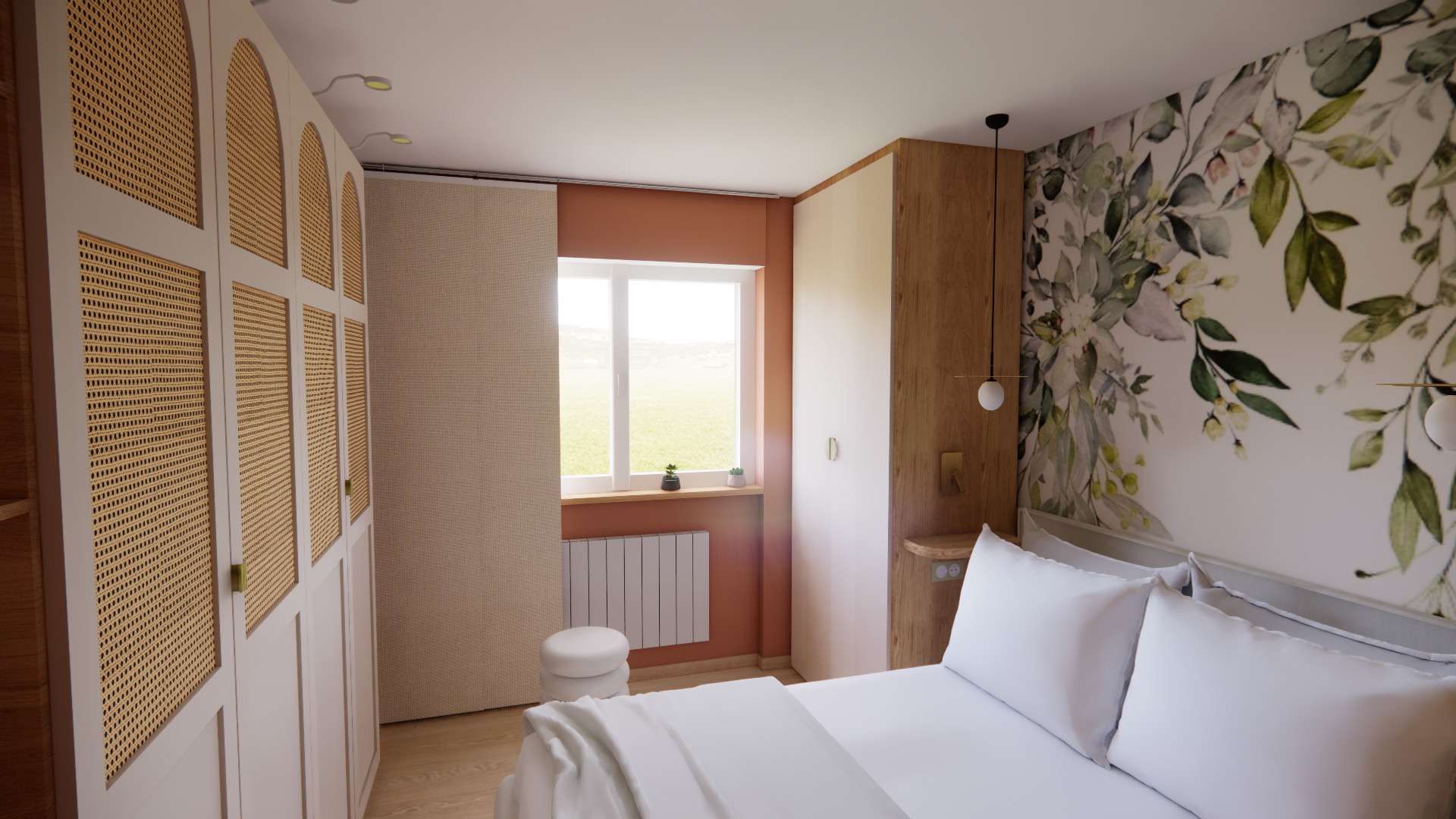 PROJET 3D - Aménagement d'une chambre florale