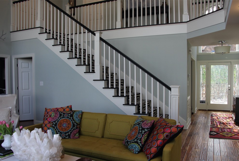 Inspiration for a mid-sized eclectic staircase in Other.