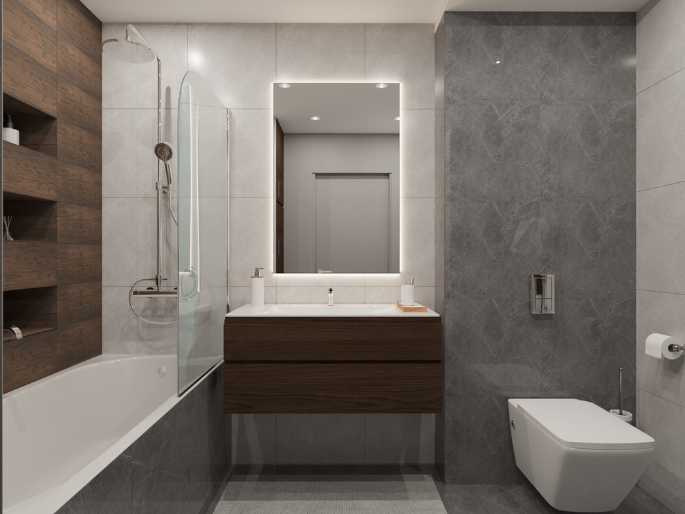 Дизайн - проект 2к. кв 74 м2 в ЖК "Парус" для молодой девушки